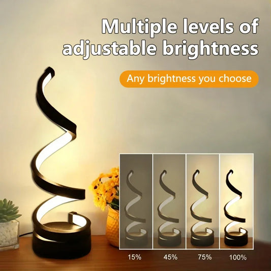 SpiraGlow™ LED Table Lamp