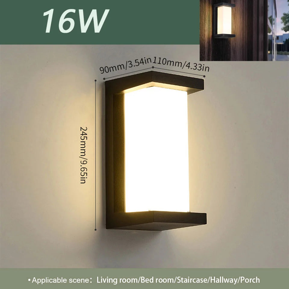 SenseGlow™ Outdoor Wall Light
