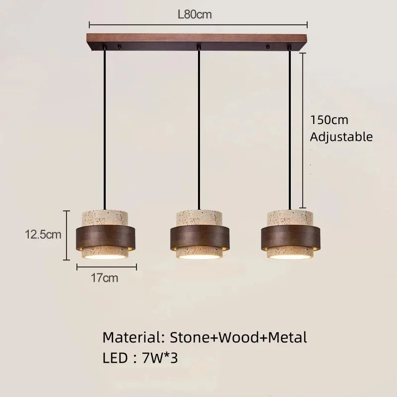 TerraGlow™ Stone Pendant Light