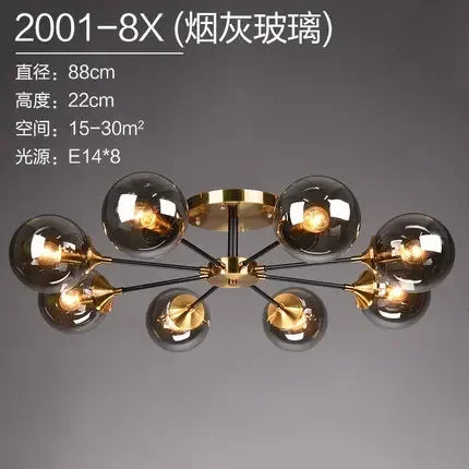 OrbaLux™ Glass Chandelier