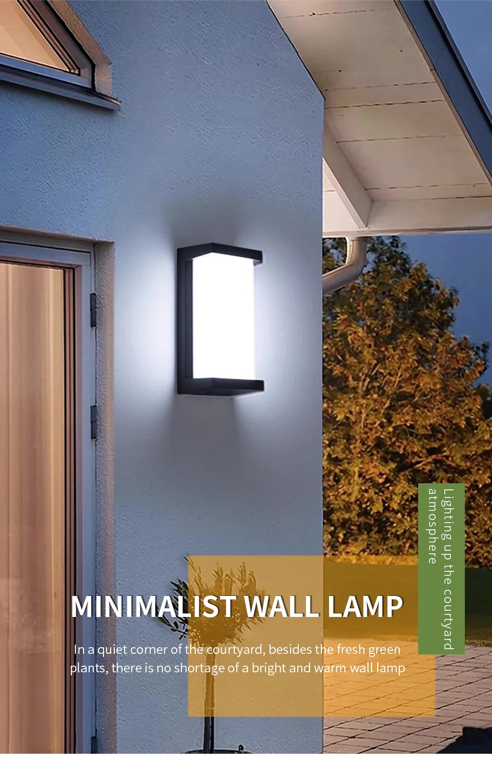 SenseGlow™ Outdoor Wall Light