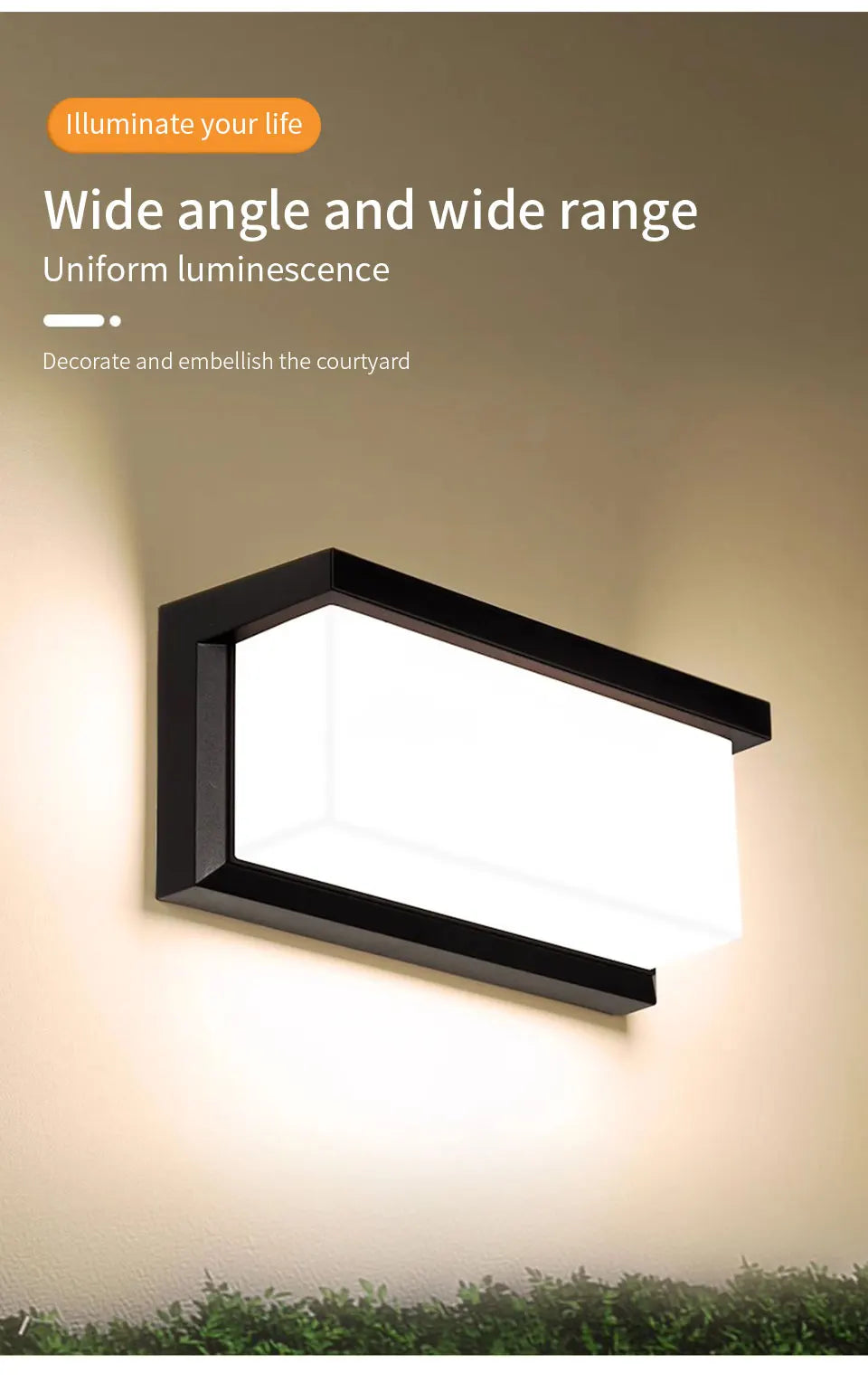 SenseGlow™ Outdoor Wall Light