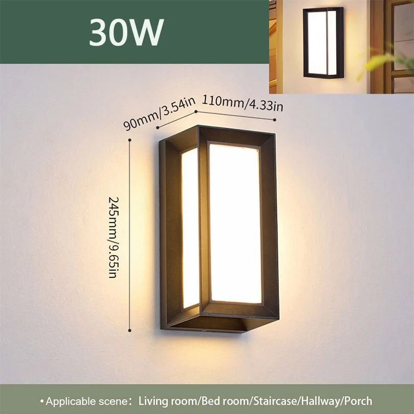 SenseGlow™ Outdoor Wall Light