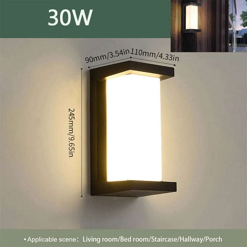 SenseGlow™ Outdoor Wall Light