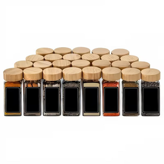 Glass Spice Jar Collection
