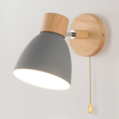 Scandinavian Wood Wall Sconce