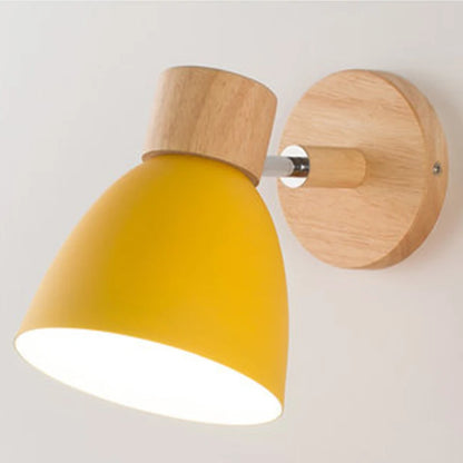 Scandinavian Wood Wall Sconce