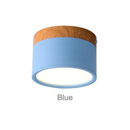Wood Accent Ceiling Light