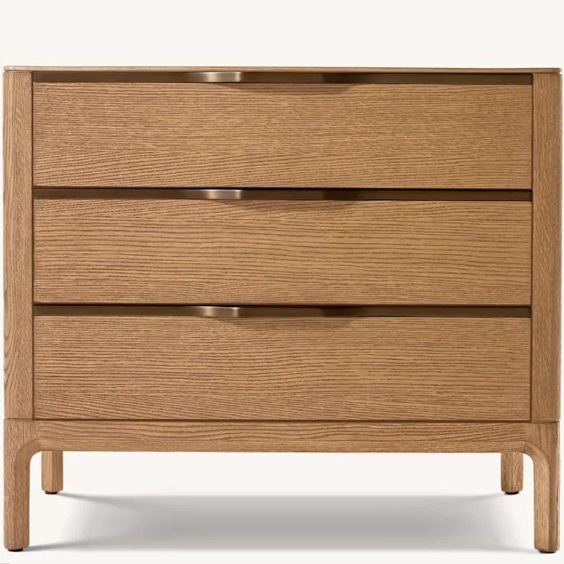 Carter Three-Drawer Nightstand
