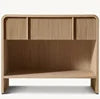 Walnut Frame Bedside Table