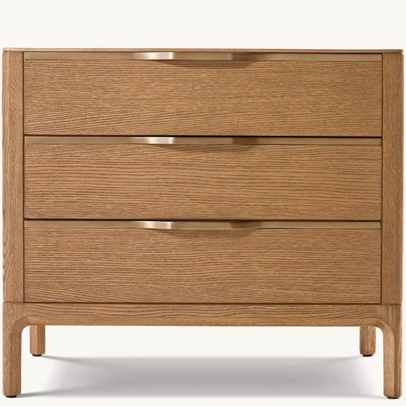 Carter Three-Drawer Nightstand