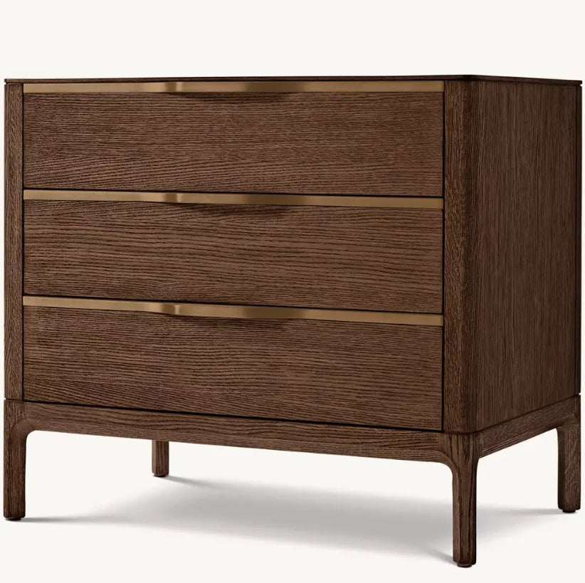 Carter Three-Drawer Nightstand