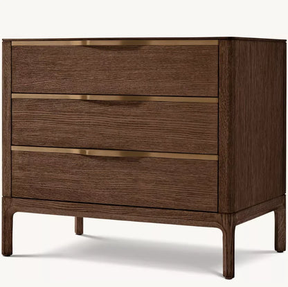 Carter Three-Drawer Nightstand