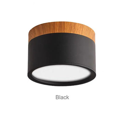 Wood Accent Ceiling Light