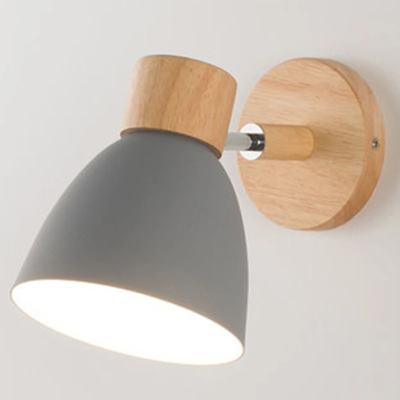 Scandinavian Wood Wall Sconce
