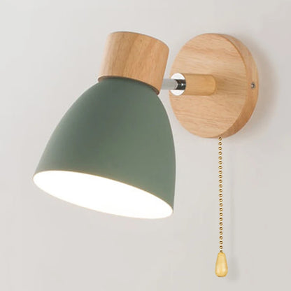 Scandinavian Wood Wall Sconce