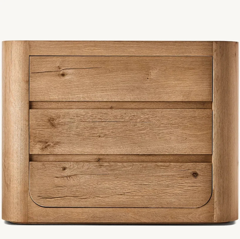 Nolan Oak Bedside Table