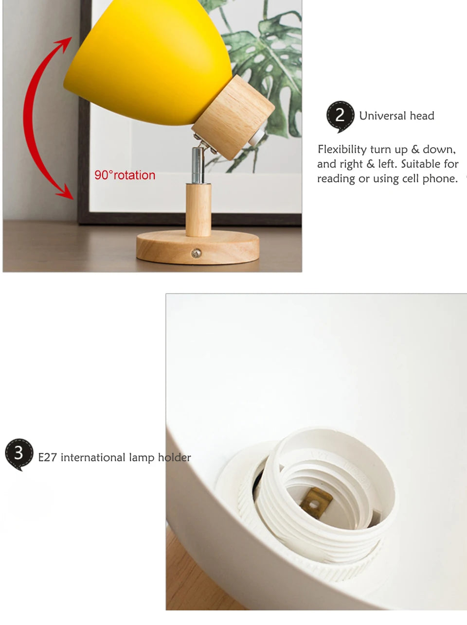 Scandinavian Wood Wall Sconce