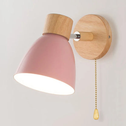 Scandinavian Wood Wall Sconce