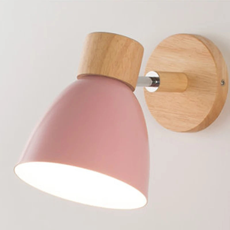 Scandinavian Wood Wall Sconce