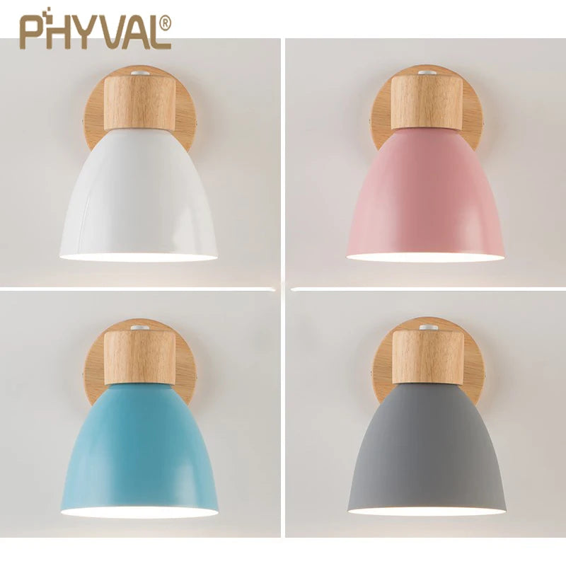 Scandinavian Wood Wall Sconce