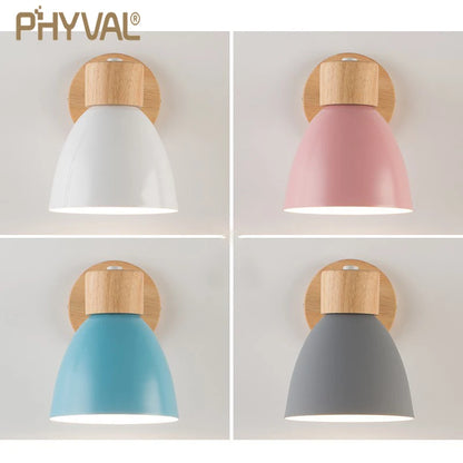 Scandinavian Wood Wall Sconce