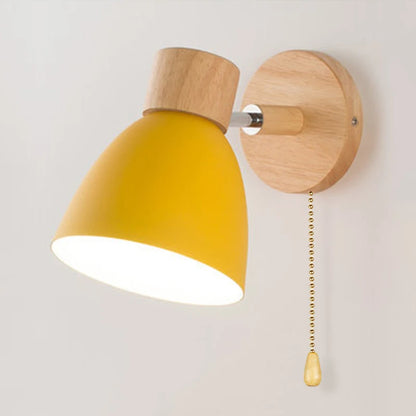 Scandinavian Wood Wall Sconce