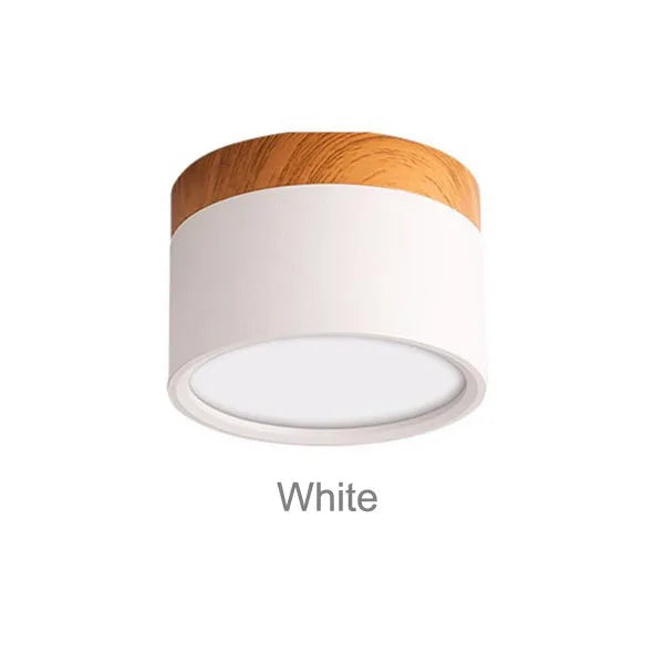 Wood Accent Ceiling Light