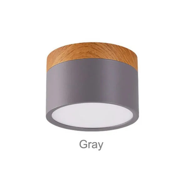 Wood Accent Ceiling Light