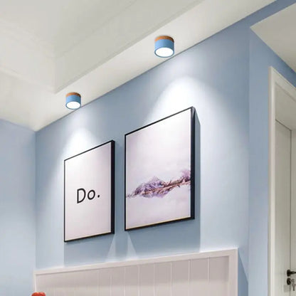 Wood Accent Ceiling Light
