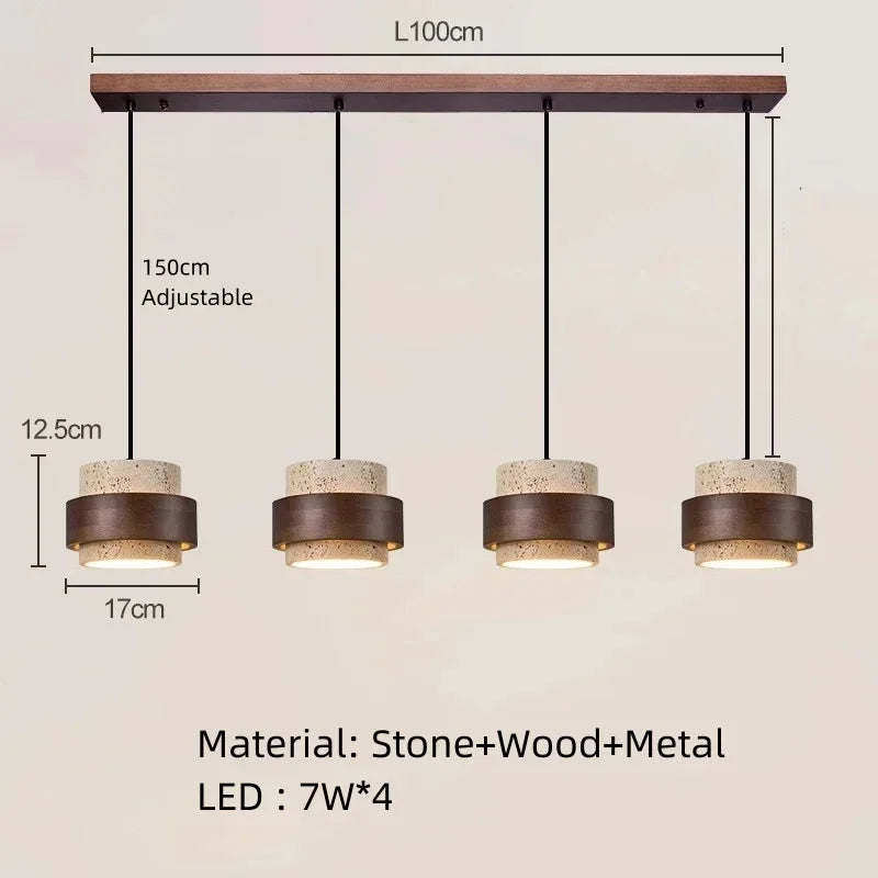 TerraGlow™ Stone Pendant Light
