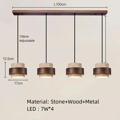 TerraGlow™ Stone Pendant Light