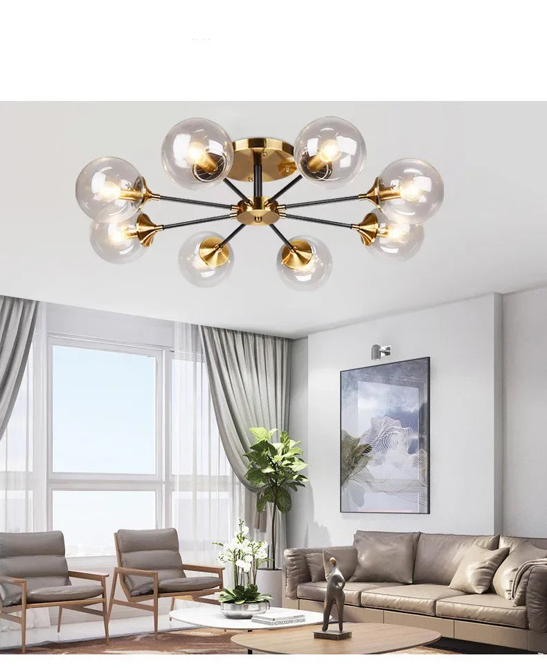 OrbaLux™ Glass Chandelier