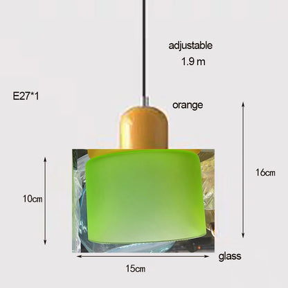 Linear Glass Pendant Light