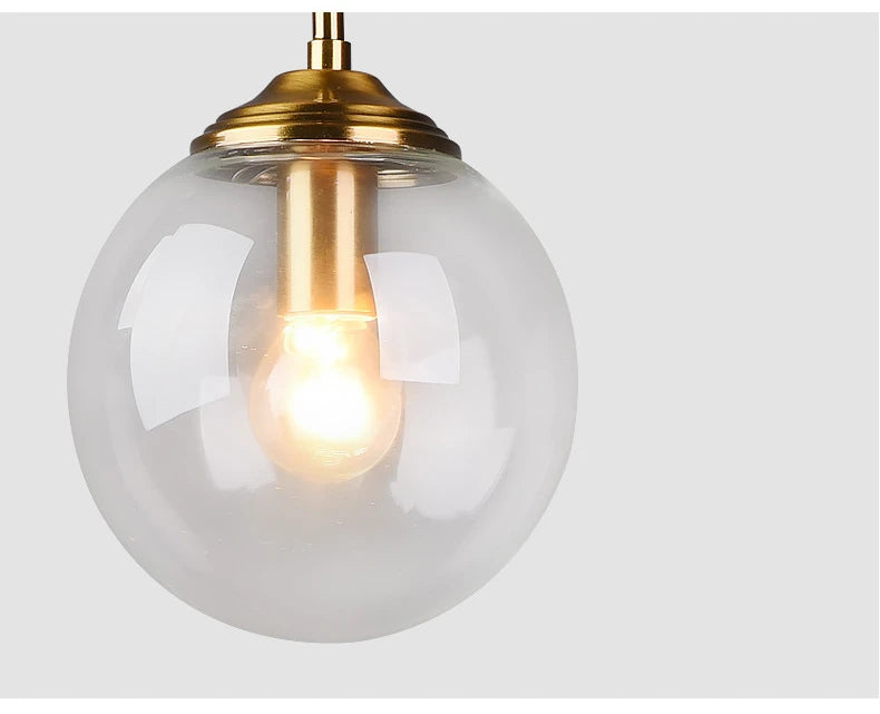 Modern Glass Cluster Pendant