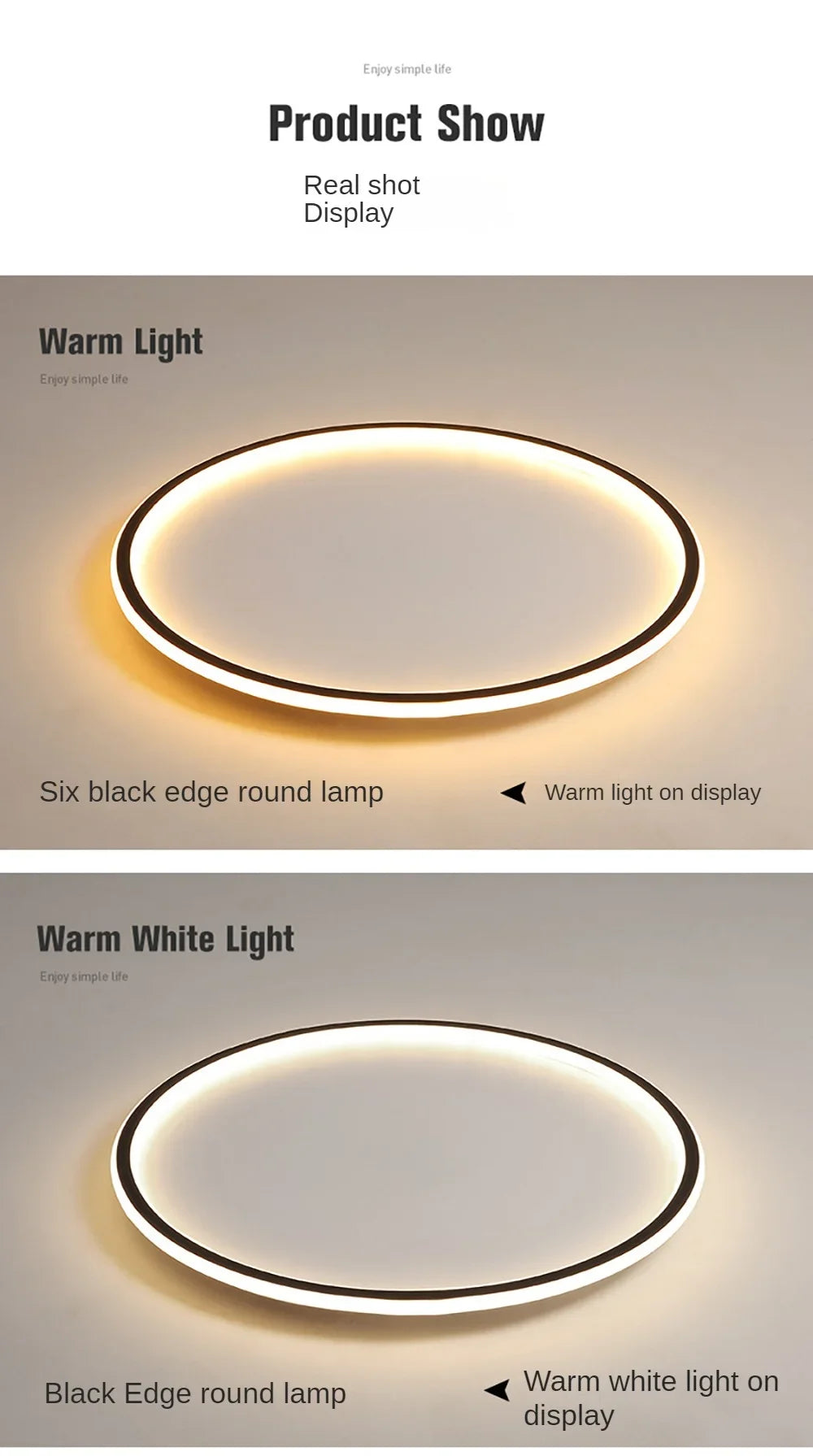 AuraRing™ LED Ceiling Light