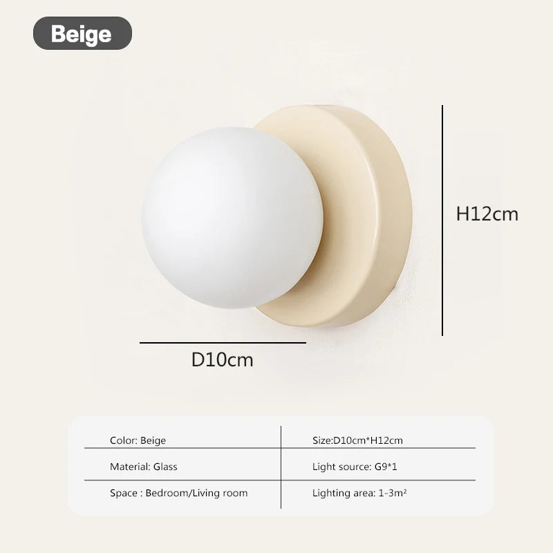 Minimalist Orb Sconce
