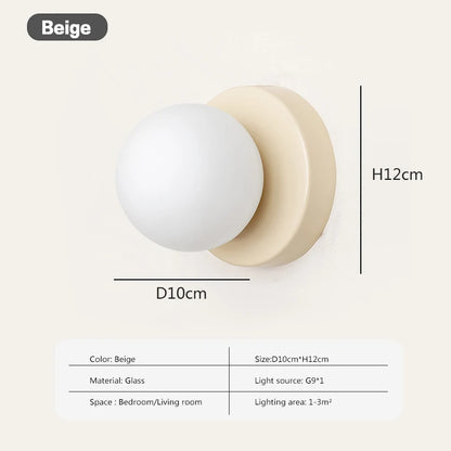 Minimalist Orb Sconce