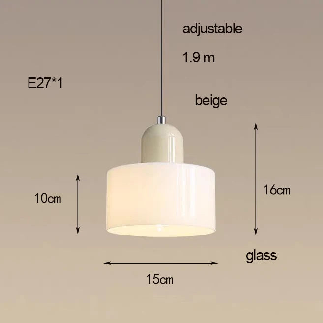 Linear Glass Pendant Light