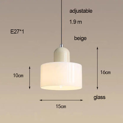 Linear Glass Pendant Light