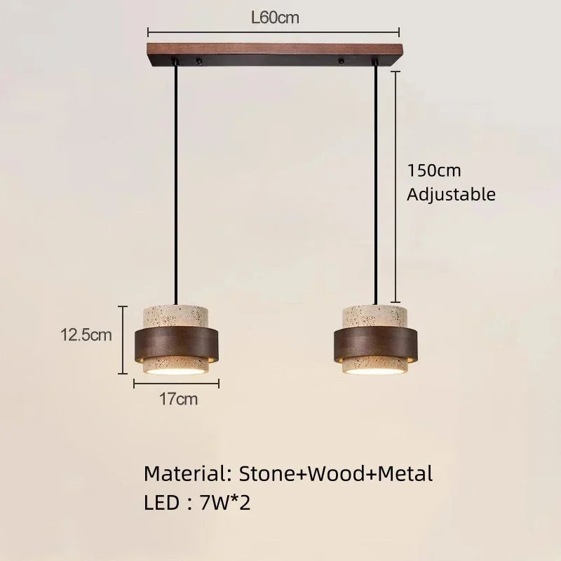 TerraGlow™ Stone Pendant Light
