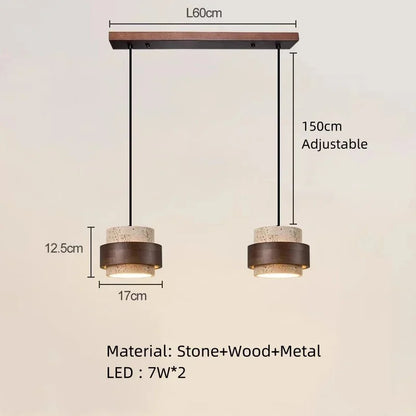 TerraGlow™ Stone Pendant Light