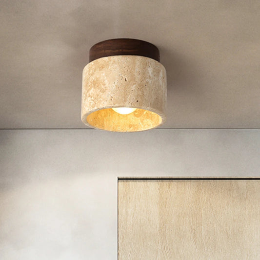 Zen Stone Ceiling Light