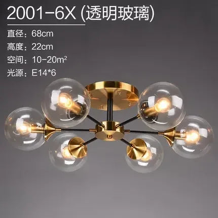 OrbaLux™ Glass Chandelier