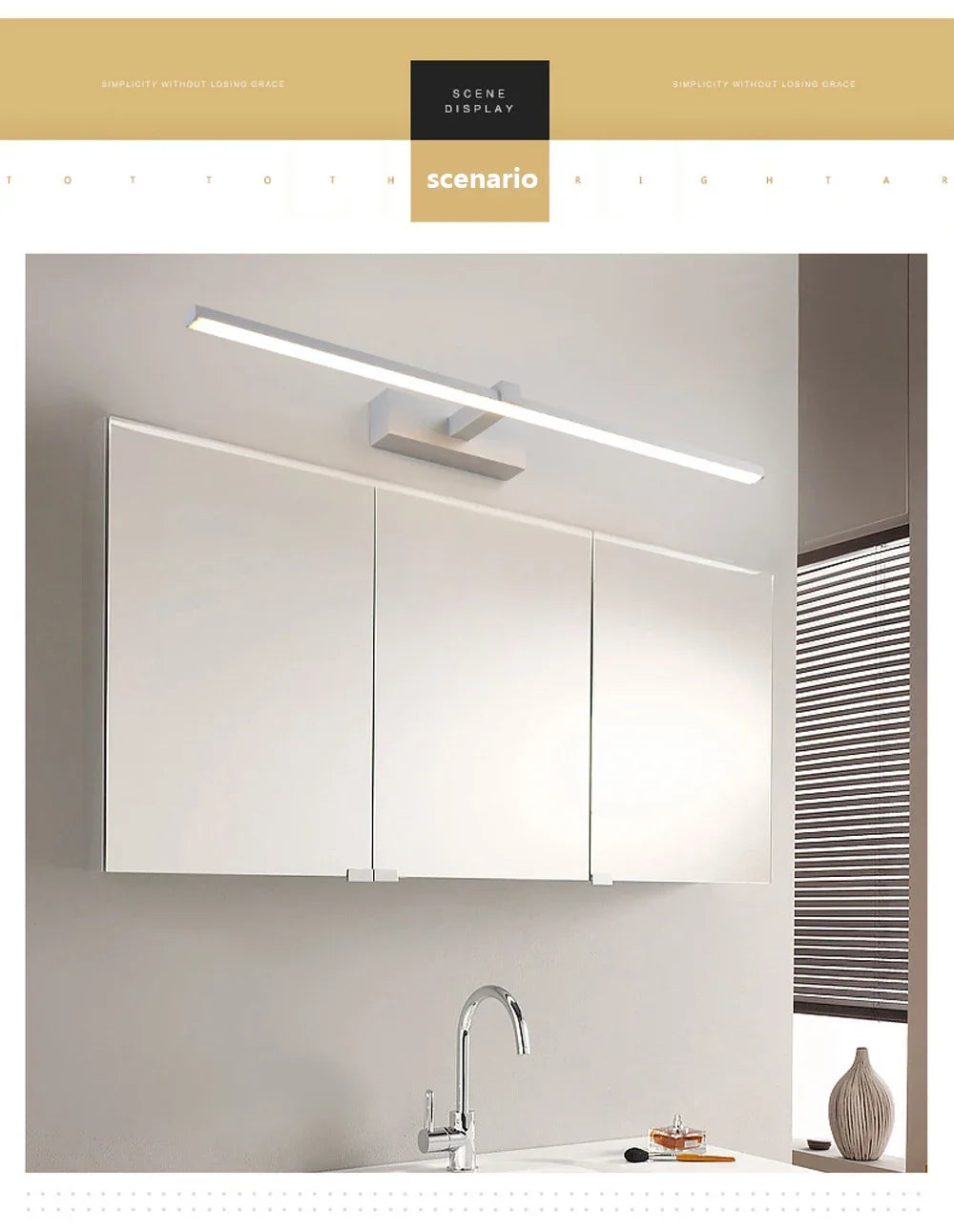 LumiEdge™ Mirror Wall Light