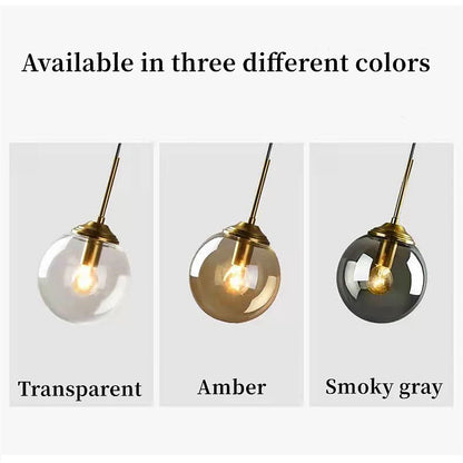Modern Glass Cluster Pendant