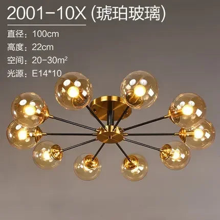 OrbaLux™ Glass Chandelier