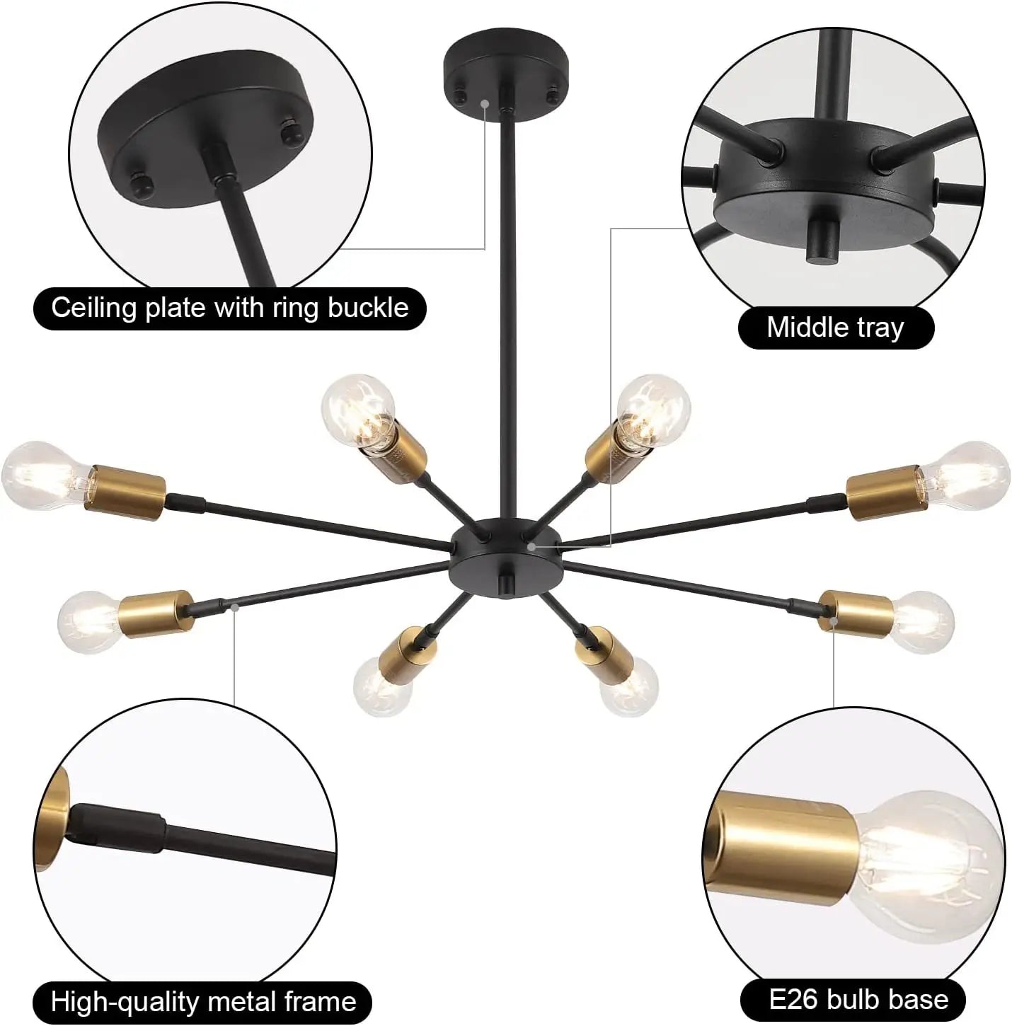 Modern Branch Chandelier