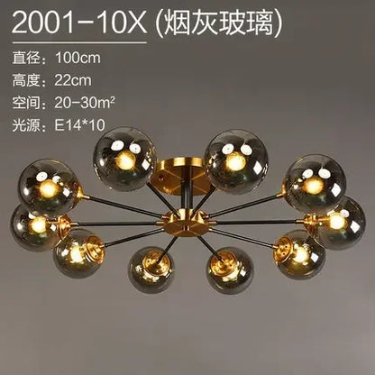 OrbaLux™ Glass Chandelier