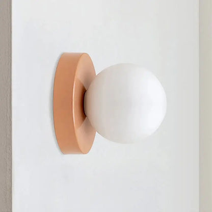 Minimalist Orb Sconce